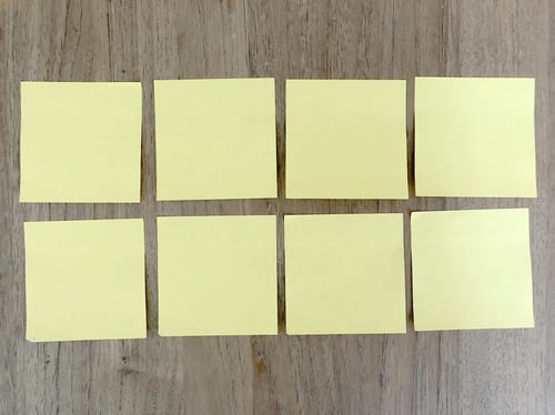 8 post-its
